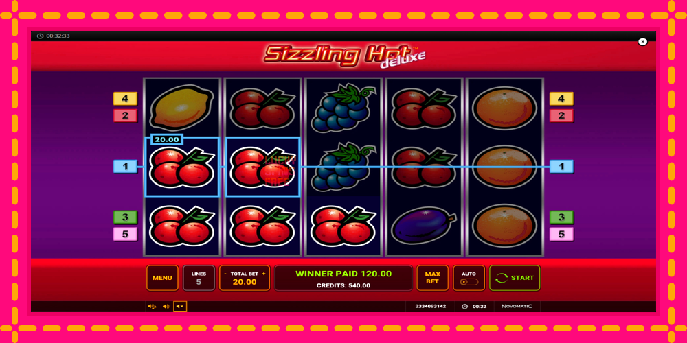 Sizzling Hot Deluxe - thiết bị chơi game với phần thưởng độc đáo, hình ảnh 4