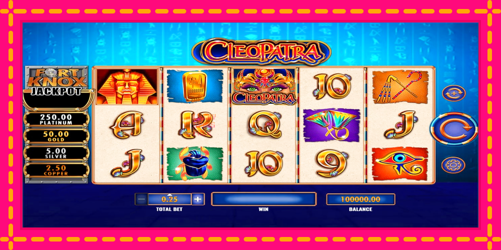 Fort Knox Cleopatra - thiết bị chơi game với phần thưởng độc đáo, hình ảnh 1