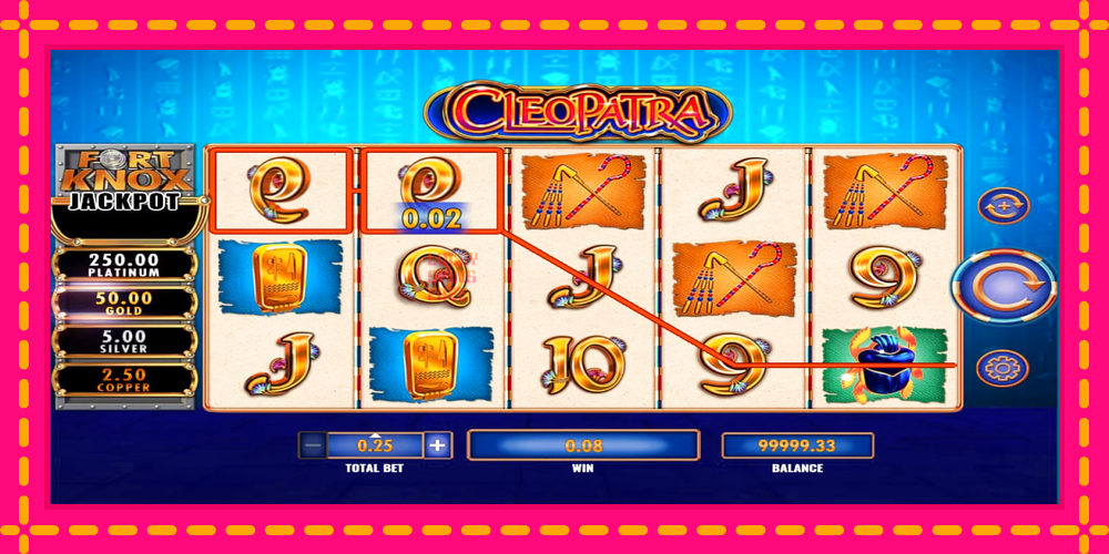 Fort Knox Cleopatra - thiết bị chơi game với phần thưởng độc đáo, hình ảnh 2