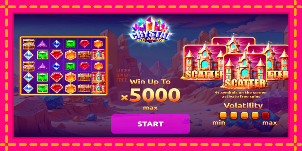 Crystal Treasure - thiết bị chơi game với phần thưởng độc đáo, hình ảnh 1