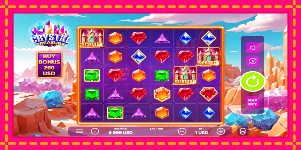 Crystal Treasure - thiết bị chơi game với phần thưởng độc đáo, hình ảnh 2