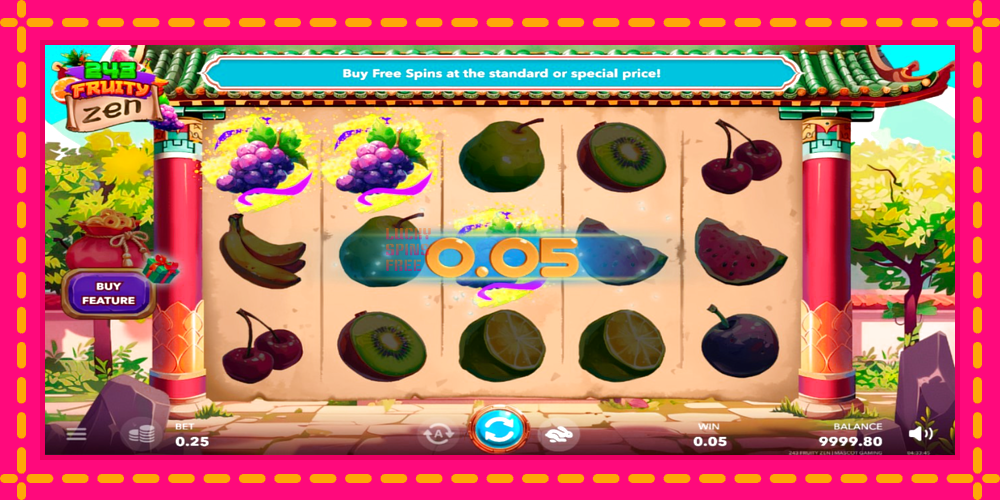 243 Fruity Zen - thiết bị chơi game với phần thưởng độc đáo, hình ảnh 2