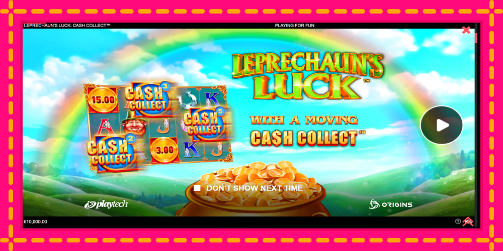 Leprechauns Luck Cash Collect Megaways PowerPlay Jackpot - thiết bị chơi game với phần thưởng độc đáo, hình ảnh 1