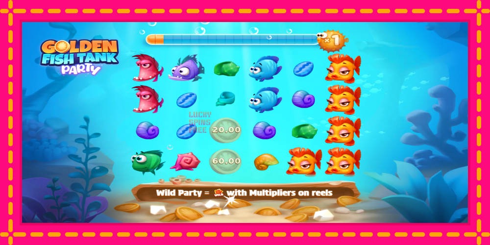 Golden Fish Tank Party - thiết bị chơi game với phần thưởng độc đáo, hình ảnh 3