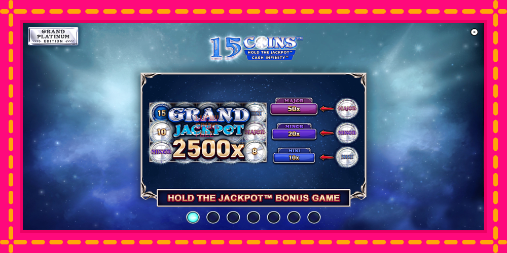 15 Coins Grand Platinum Edition - thiết bị chơi game với phần thưởng độc đáo, hình ảnh 1