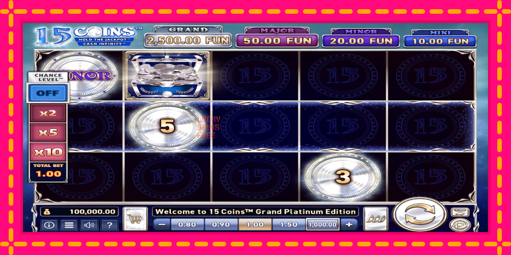 15 Coins Grand Platinum Edition - thiết bị chơi game với phần thưởng độc đáo, hình ảnh 2