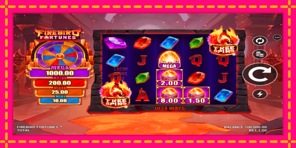 Firebird Fortunes - thiết bị chơi game với phần thưởng độc đáo, hình ảnh 2