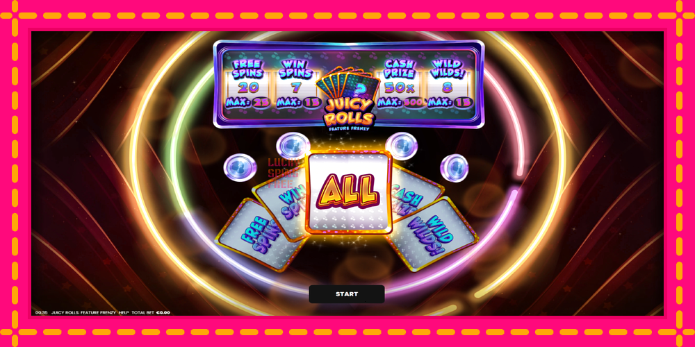 Juicy Rolls: Feature Frenzy - thiết bị chơi game với phần thưởng độc đáo, hình ảnh 1