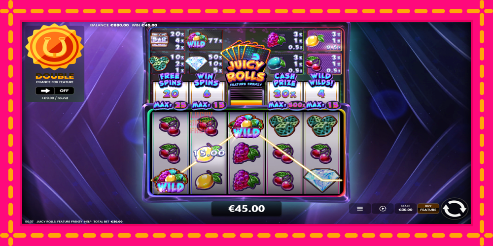 Juicy Rolls: Feature Frenzy - thiết bị chơi game với phần thưởng độc đáo, hình ảnh 4