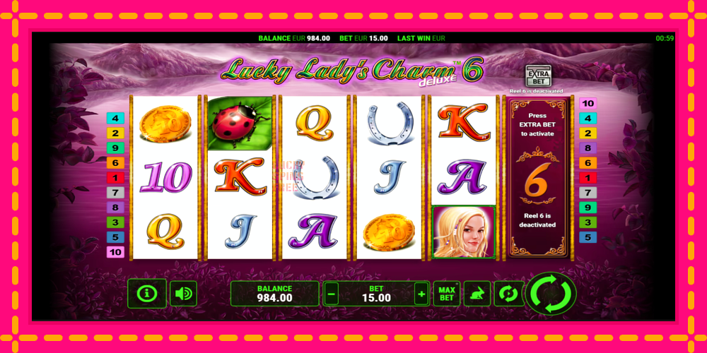 Lucky Ladys Charm Deluxe 6 - thiết bị chơi game với phần thưởng độc đáo, hình ảnh 2