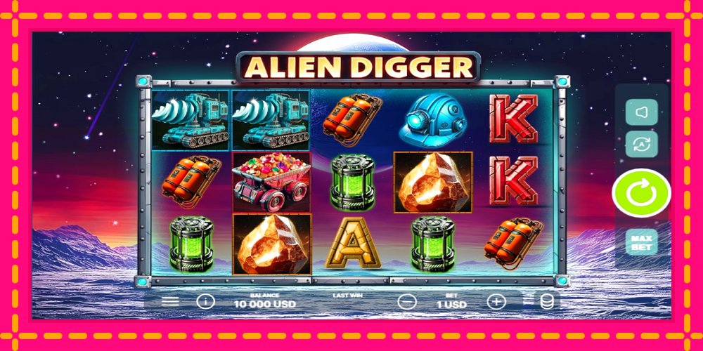 Alien Digger - thiết bị chơi game với phần thưởng độc đáo, hình ảnh 1