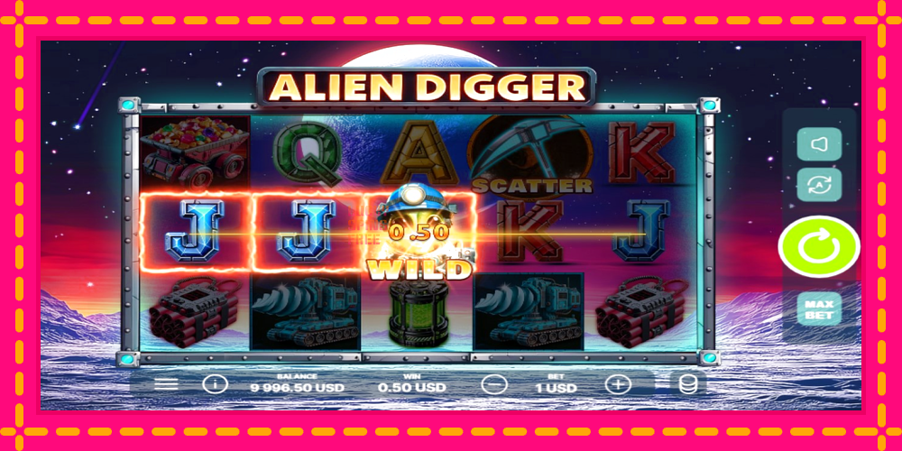 Alien Digger - thiết bị chơi game với phần thưởng độc đáo, hình ảnh 2