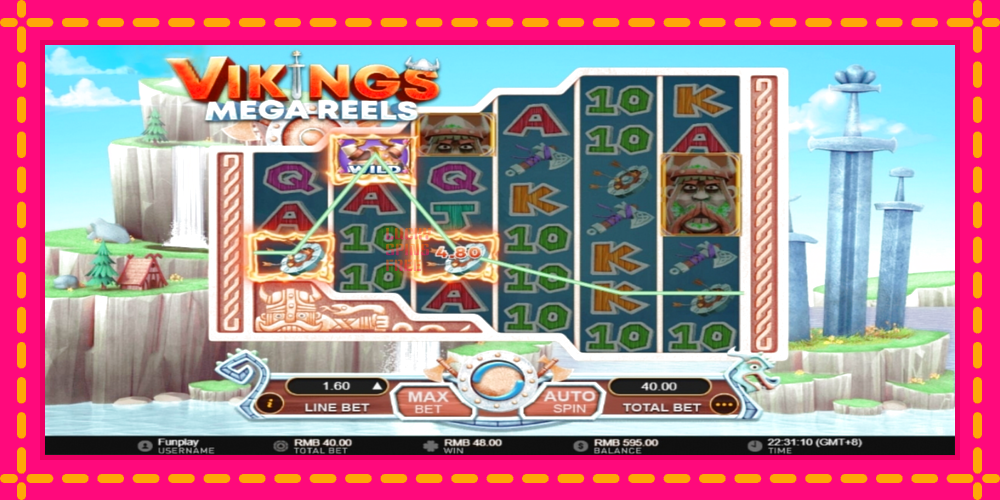 Vikings Mega Reels - thiết bị chơi game với phần thưởng độc đáo, hình ảnh 3