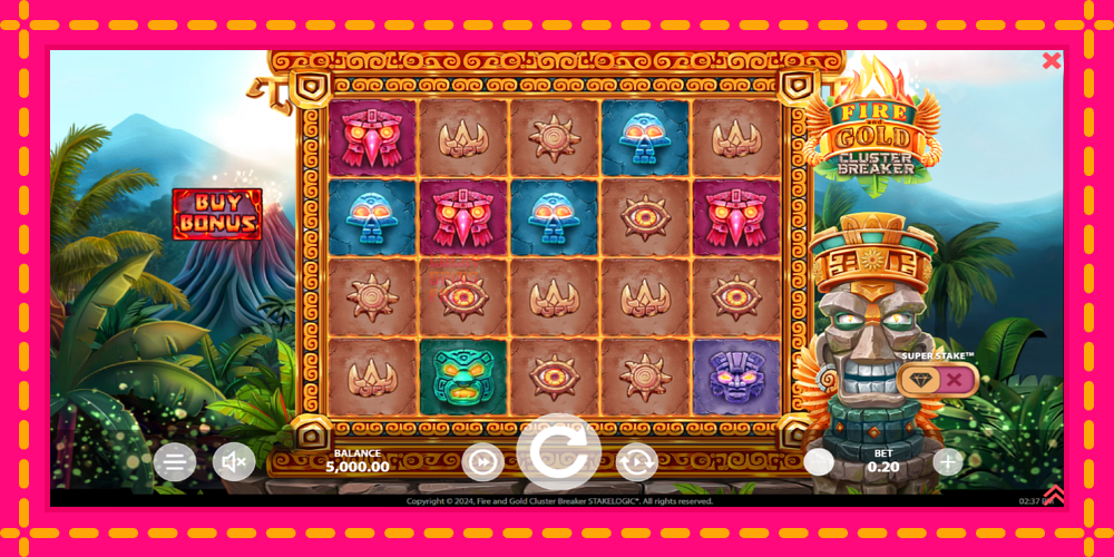 Fire and Gold Cluster Breaker - thiết bị chơi game với phần thưởng độc đáo, hình ảnh 2