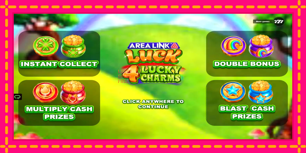 Area Link Luck 4 Lucky Charms - thiết bị chơi game với phần thưởng độc đáo, hình ảnh 1