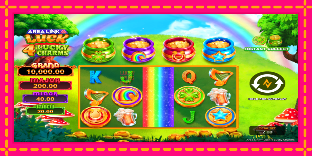 Area Link Luck 4 Lucky Charms - thiết bị chơi game với phần thưởng độc đáo, hình ảnh 2