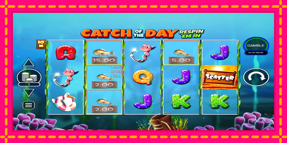 Catch of the Day Respin Em In - thiết bị chơi game với phần thưởng độc đáo, hình ảnh 1