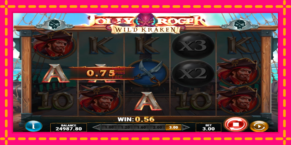 Jolly Roger Wild Kraken - thiết bị chơi game với phần thưởng độc đáo, hình ảnh 2