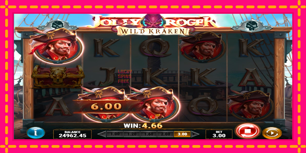 Jolly Roger Wild Kraken - thiết bị chơi game với phần thưởng độc đáo, hình ảnh 4