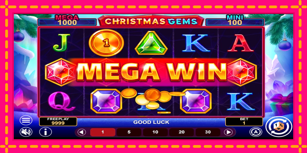 Christmas Gems Hold & Win - thiết bị chơi game với phần thưởng độc đáo, hình ảnh 3