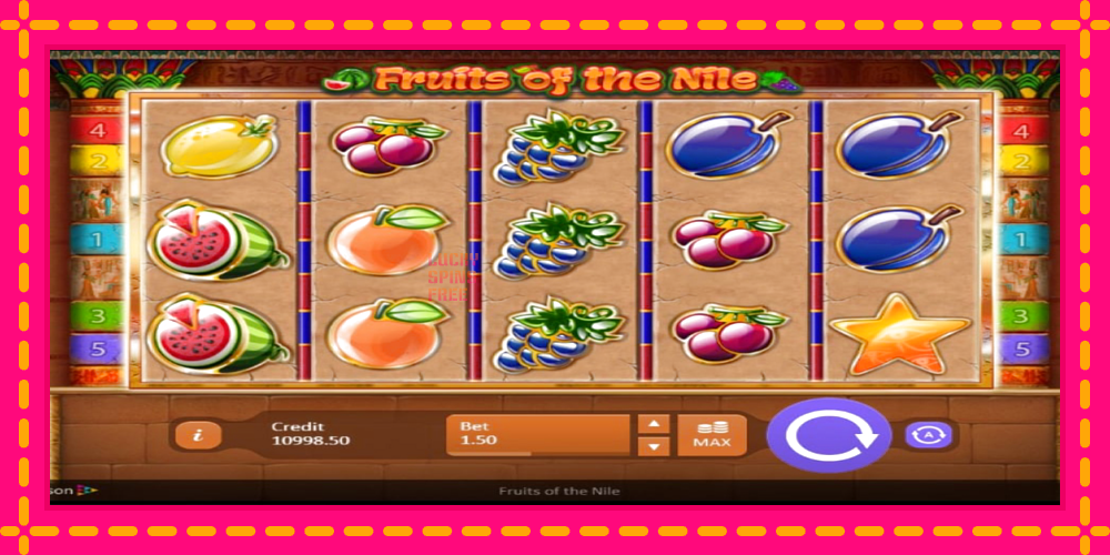 Fruits of the Nile - thiết bị chơi game với phần thưởng độc đáo, hình ảnh 3