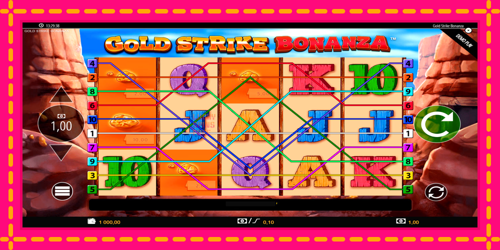 Gold Strike Bonanza - thiết bị chơi game với phần thưởng độc đáo, hình ảnh 1