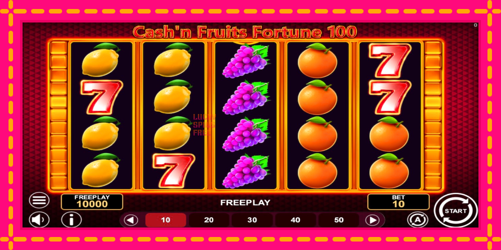 Cashn Fruits Fortune 100 - thiết bị chơi game với phần thưởng độc đáo, hình ảnh 1