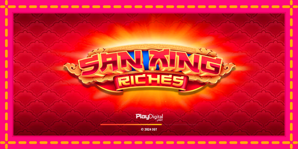 San Xing Riches - thiết bị chơi game với phần thưởng độc đáo, hình ảnh 1