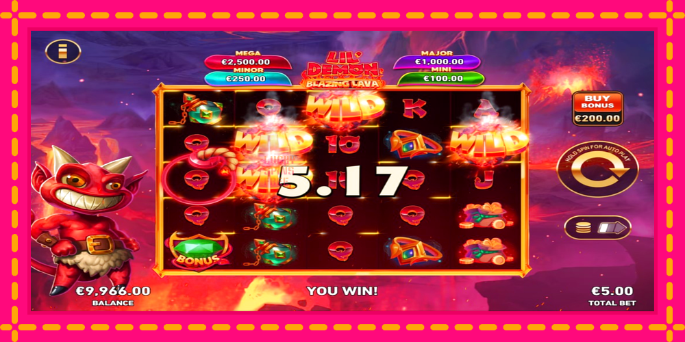 Lil Demon Blazing Lava - thiết bị chơi game với phần thưởng độc đáo, hình ảnh 3