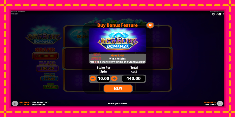 GemBlitz Bonanza - thiết bị chơi game với phần thưởng độc đáo, hình ảnh 5