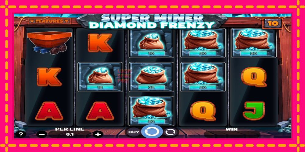 Super Miner - Diamond Frenzy - thiết bị chơi game với phần thưởng độc đáo, hình ảnh 2