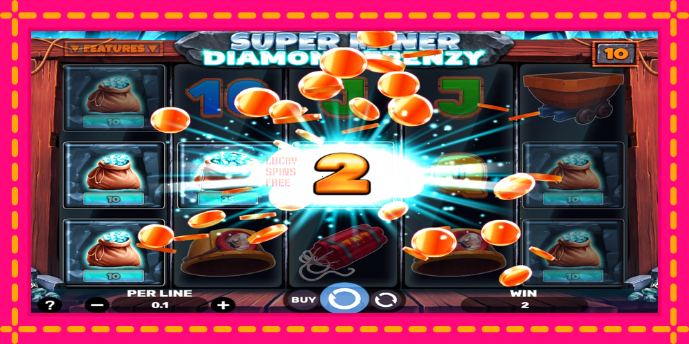 Super Miner - Diamond Frenzy - thiết bị chơi game với phần thưởng độc đáo, hình ảnh 3