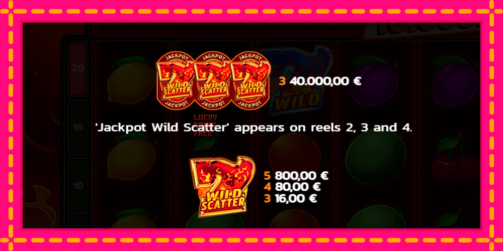 20 Hot Strike Jackpot - thiết bị chơi game với phần thưởng độc đáo, hình ảnh 5