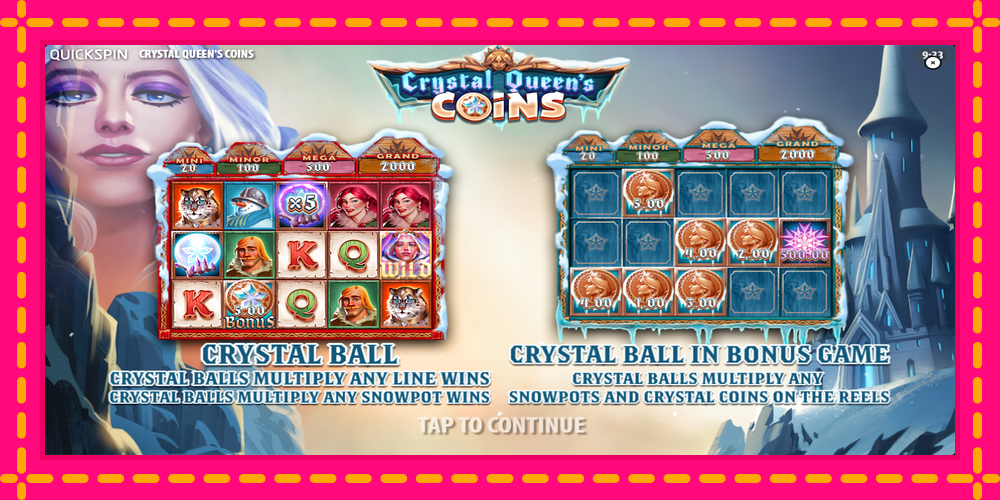 Crystal Queens Coins - thiết bị chơi game với phần thưởng độc đáo, hình ảnh 1