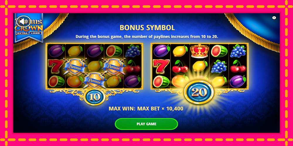 Bonus Crown - thiết bị chơi game với phần thưởng độc đáo, hình ảnh 1