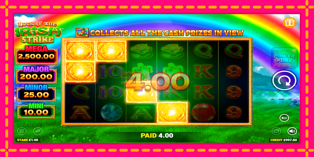 Luck O The Irish Strike - thiết bị chơi game với phần thưởng độc đáo, hình ảnh 3