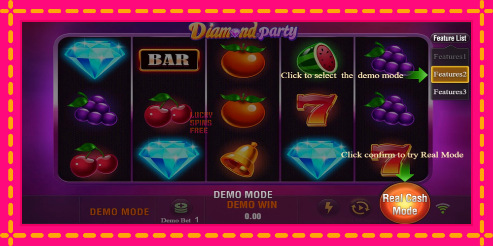 Diamond Party - thiết bị chơi game với phần thưởng độc đáo, hình ảnh 2