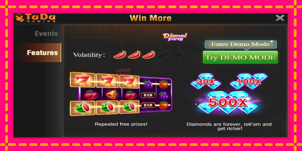 Diamond Party - thiết bị chơi game với phần thưởng độc đáo, hình ảnh 4