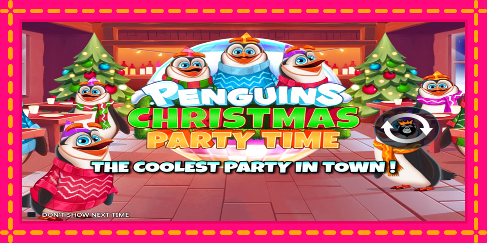 Penguins Christmas Party Time - thiết bị chơi game với phần thưởng độc đáo, hình ảnh 1