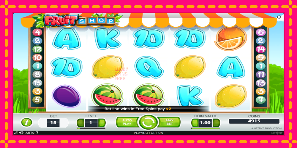 Fruit Shop - thiết bị chơi game với phần thưởng độc đáo, hình ảnh 2