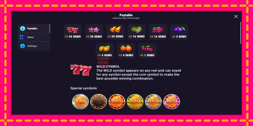 Halloween Coins Hold and Spin - thiết bị chơi game với phần thưởng độc đáo, hình ảnh 4