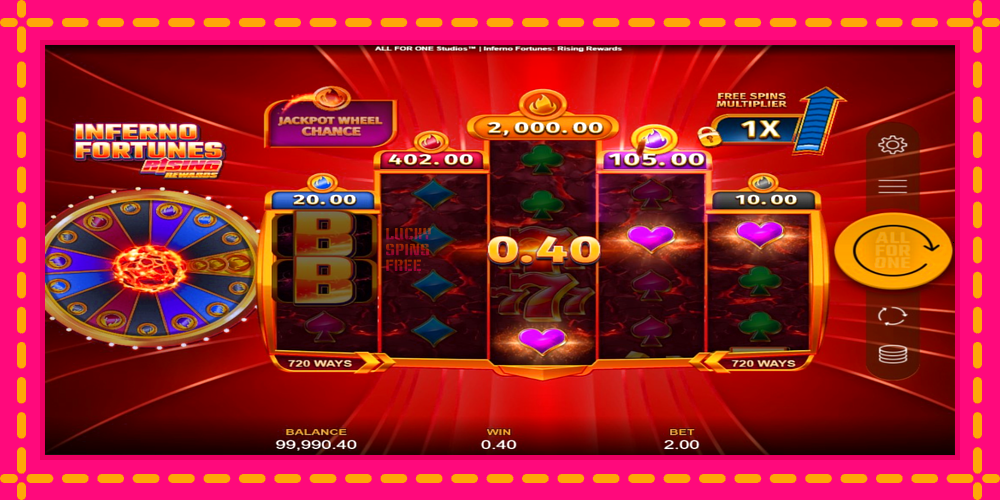 Inferno Fortunes: Rising Rewards - thiết bị chơi game với phần thưởng độc đáo, hình ảnh 3