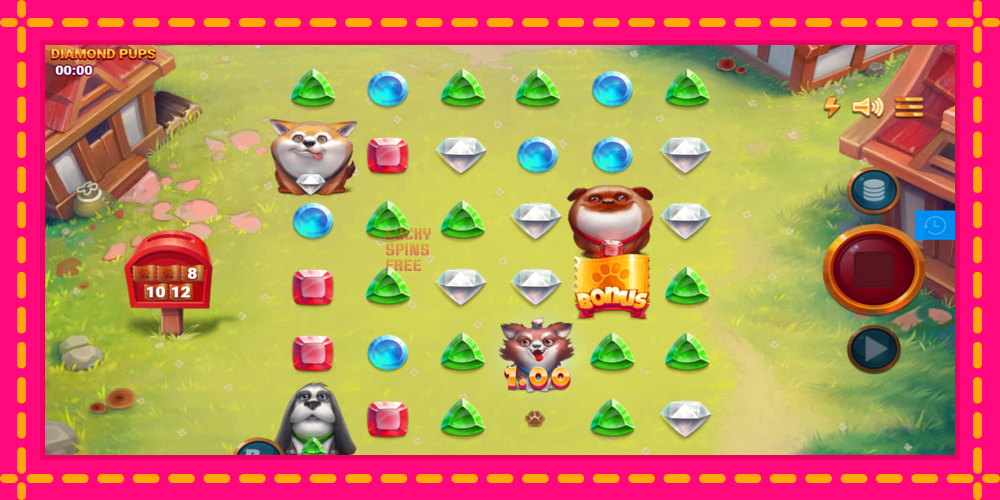 Diamond Pups - thiết bị chơi game với phần thưởng độc đáo, hình ảnh 3