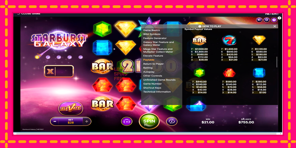 Starburst Galaxy - thiết bị chơi game với phần thưởng độc đáo, hình ảnh 6