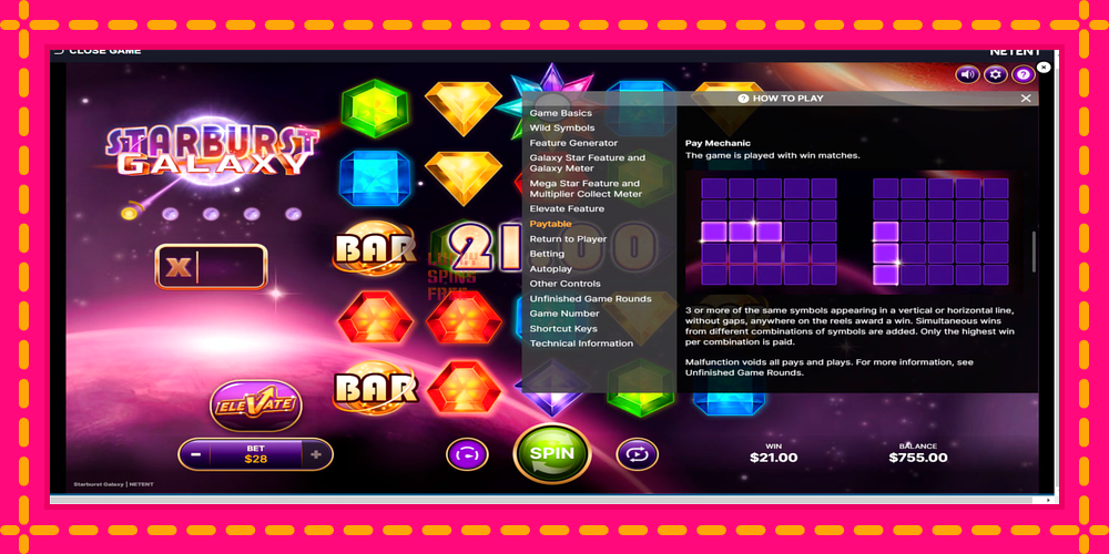 Starburst Galaxy - thiết bị chơi game với phần thưởng độc đáo, hình ảnh 7