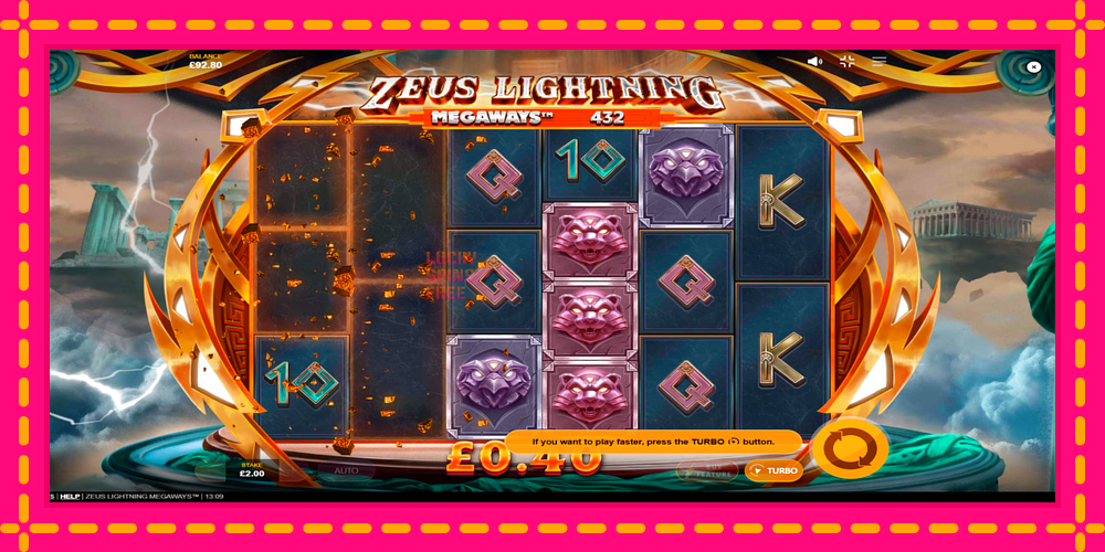 Zeus Lightning Megaways - thiết bị chơi game với phần thưởng độc đáo, hình ảnh 3