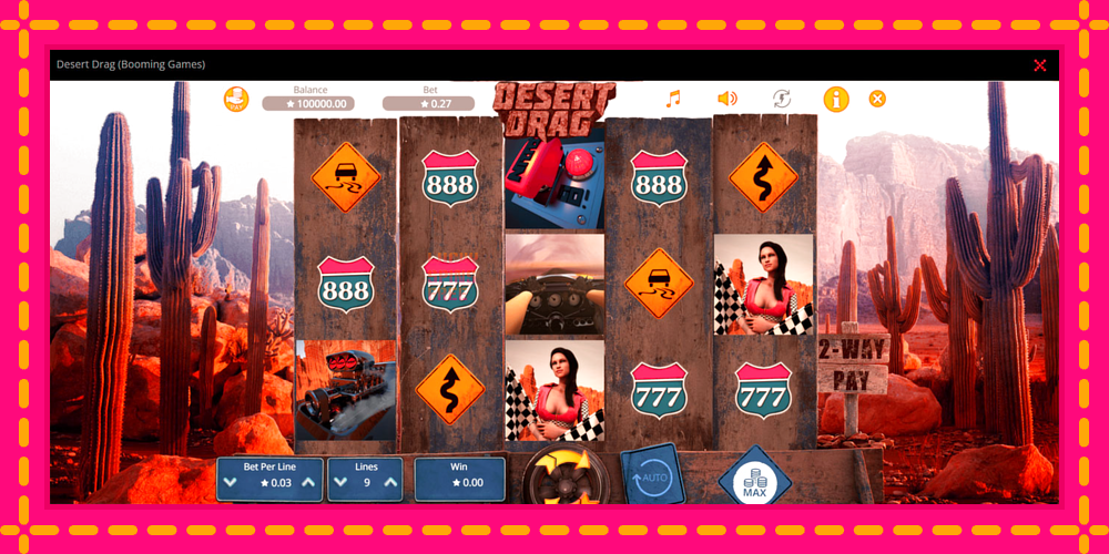 Desert Drag - thiết bị chơi game với phần thưởng độc đáo, hình ảnh 1