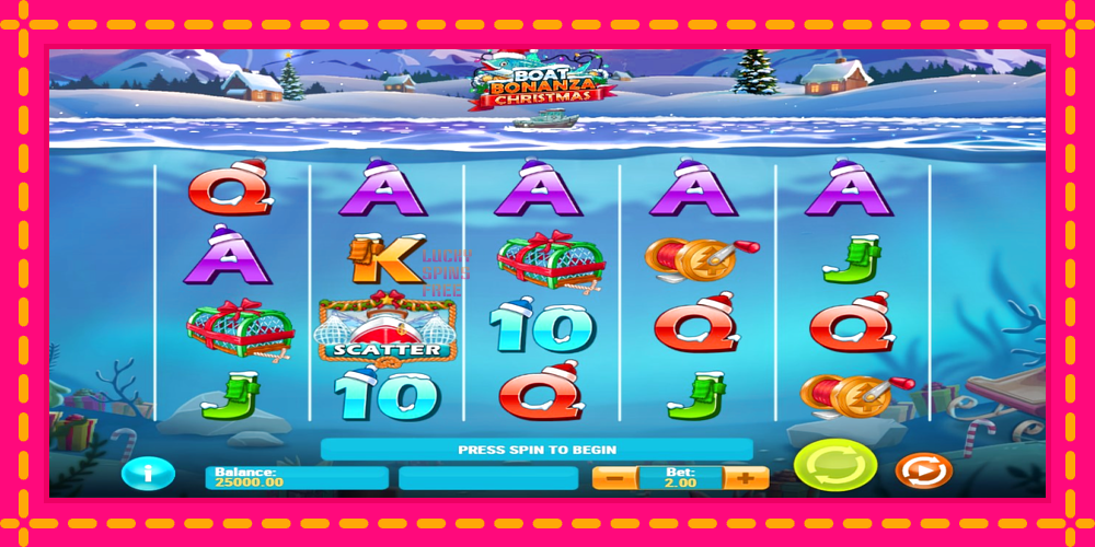 Boat Bonanza Christmas - thiết bị chơi game với phần thưởng độc đáo, hình ảnh 1