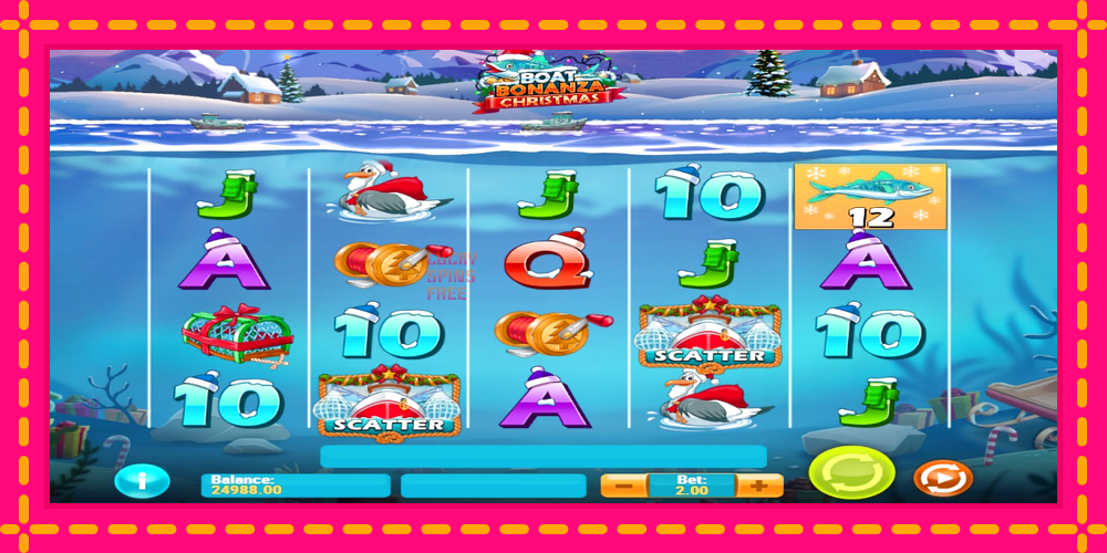 Boat Bonanza Christmas - thiết bị chơi game với phần thưởng độc đáo, hình ảnh 3