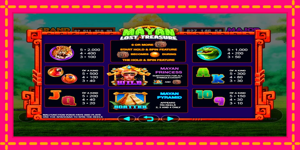 Mayan Lost Treasure - thiết bị chơi game với phần thưởng độc đáo, hình ảnh 4